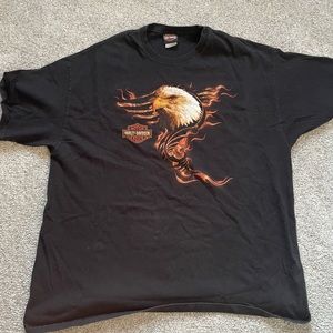 Harley-Davidson Las Vegas tee on Hanes beefy blank.